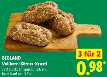 Lidl BIOLAND Vollkorn-Körner-Krusti Angebot