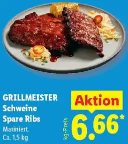 Lidl GRILLMEISTER Schweine Spare Ribs Angebot