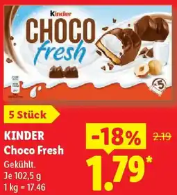 Lidl KINDER Choco Fresh Angebot
