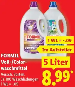 Lidl FORMIL Voll-/Colorwaschmittel Angebot