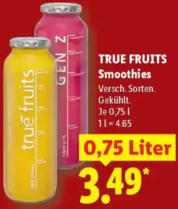 Lidl TRUE FRUITS Smoothies Angebot