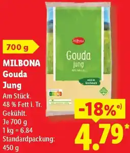 Lidl MILBONA Gouda Jung Angebot