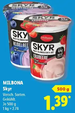 Lidl MILBONA Skyr Angebot