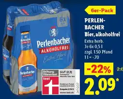 Lidl PERLENBACHER Bier, alkoholfrei Angebot