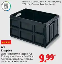 Lidl W5 Klappbox Angebot