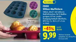 Lidl COOX Silikon-Muffinform Angebot
