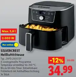 Lidl SILVERCREST Heißluftfritteuse Angebot