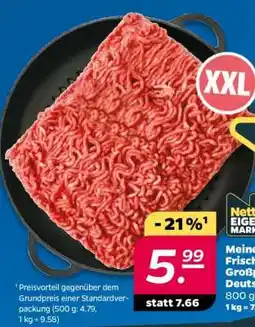 NETTO Meine Frische Großpackung Deutsches Rindfleisch Angebot