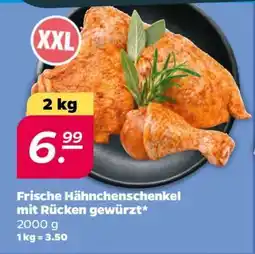 NETTO Frische Hähnchenschenkel mit Rücken gewürzt Angebot