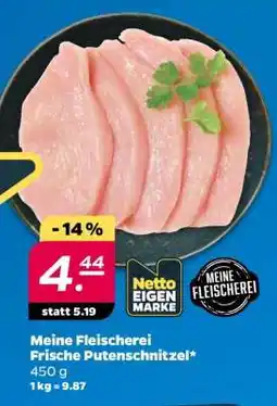 NETTO Meine Fleischerei Frische Putenschnitzel Angebot