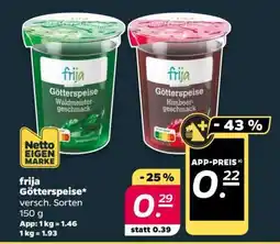 NETTO frija Götterspeise Angebot