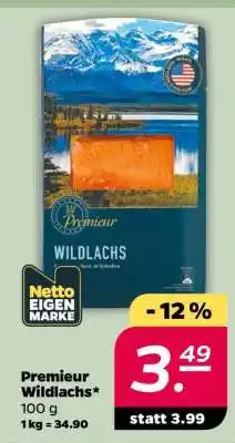 NETTO Premieur Wildlachs Angebot