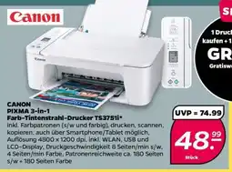 NETTO CANON PIXMA 3-in-1 Farb-Tintenstrahl-Drucker TS3751i Angebot