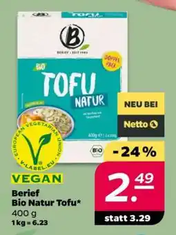 NETTO Berief Bio Natur Tofu Angebot