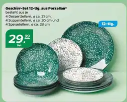 NETTO Geschirr-Set 12-tlg. aus Porzellan Angebot