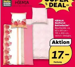 NETTO HjEMJA Renforcé Bettwäsche Angebot