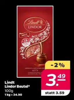 NETTO Lindt Lindor Beutel Angebot