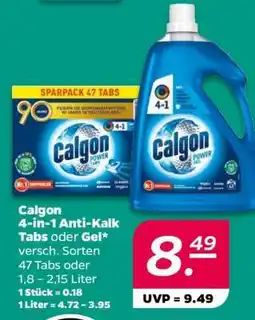 NETTO Calgon 4-in-1 Anti-Kalk Tabs oder Gel Angebot