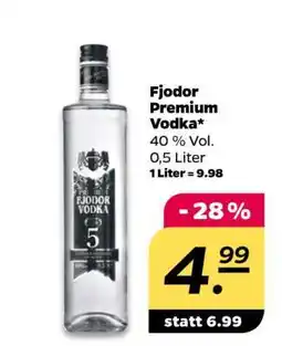 NETTO Fjodor Premium Vodka Angebot