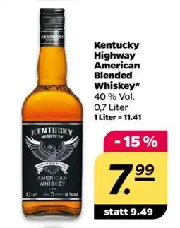 NETTO KENTUCKY HIGHWAY American Blended Whiskey Angebot