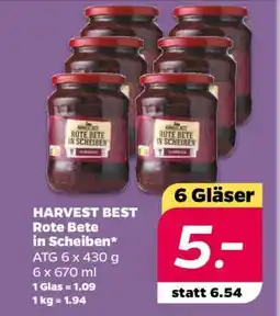 NETTO HARVEST BEST Rote Bete in Scheiben Angebot