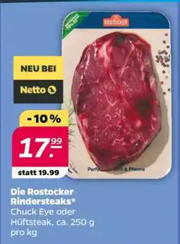 NETTO Die Rostocker Rindersteaks Angebot