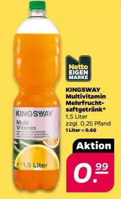 NETTO KINGSWAY Multivitamin Mehrfruchtsaftgetränk Angebot