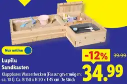 Lidl Lupilu Sandkasten Angebot