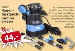 Sonderpreis Baumarkt Güde Regenfasstauchpumpe GFP 5201 Angebot