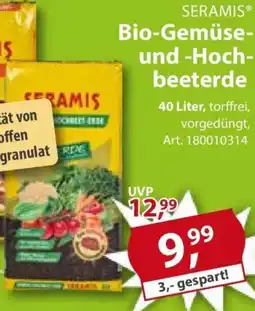 Sonderpreis Baumarkt SERAMIS Bio-Gemüse- und -Hochbeeterde Angebot