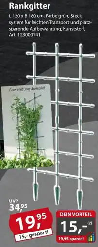 Sonderpreis Baumarkt Rankgitter Angebot