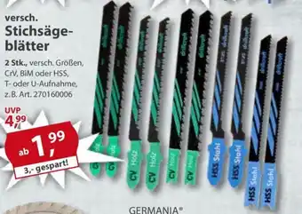 Sonderpreis Baumarkt versch. Stichsägeblätter Angebot