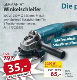 Sonderpreis Baumarkt GERMANIA Winkelschleifer Angebot