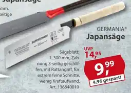 Sonderpreis Baumarkt GERMANIA Japansäge Angebot