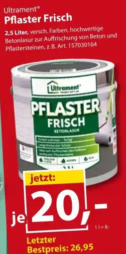 Sonderpreis Baumarkt Ultrament Pflaster Frisch Angebot