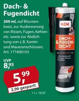 Sonderpreis Baumarkt MEM Dach- & Fugendicht Angebot