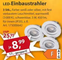 Sonderpreis Baumarkt LED-Einbaustrahler Angebot
