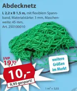 Sonderpreis Baumarkt Abdecknetz Angebot