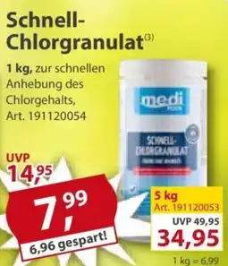 Sonderpreis Baumarkt Schnell- Chlorgranulat Angebot