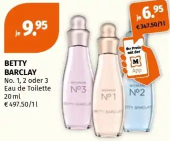 Müller BETTY BARCLAY No. 1, 2 oder 3 Eau de Toilette Angebot