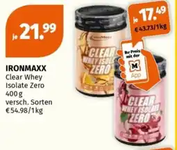 Müller IRONMAXX Clear Whey Isolate Zero Angebot