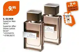 Müller S.OLIVER Superior Men o. Superior After Shave Lotion Angebot
