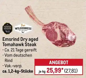 METRO Emsrind Dry aged Tomahawk Steak Angebot