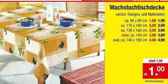 Zimmermann Wachstuchtischdecke Angebot