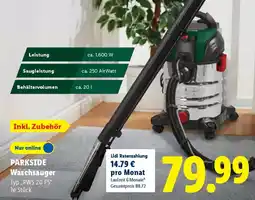 Lidl PARKSIDE Waschsauger Angebot