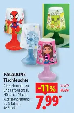 Lidl PALADONE Tischleuchte Angebot