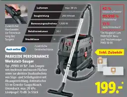 Lidl PARKSIDE PERFORMANCE Werkstatt-Sauger Angebot