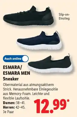 Lidl ESMARA/ ESMARA MEN Sneaker Angebot