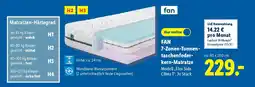 Lidl FAN 7-Zonen-Tonnentaschenfeder- kern-Matratze Angebot