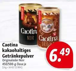 Nah & Frisch Caotina kakaohaltiges Getränkepulver Angebot